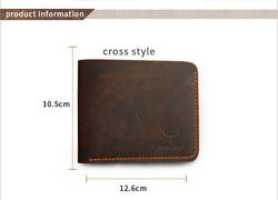 Image of Men's Retro Short Wallet, Menswear, Uncategorized, CERPELO