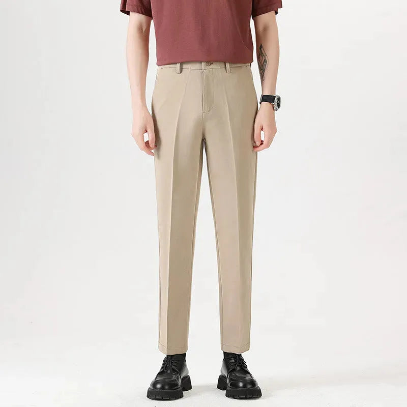 Image of TIMEL | Slim Old Money Trousers - CERPELO