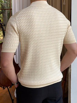 Image of Men's Casual Old Money Knitwear Top