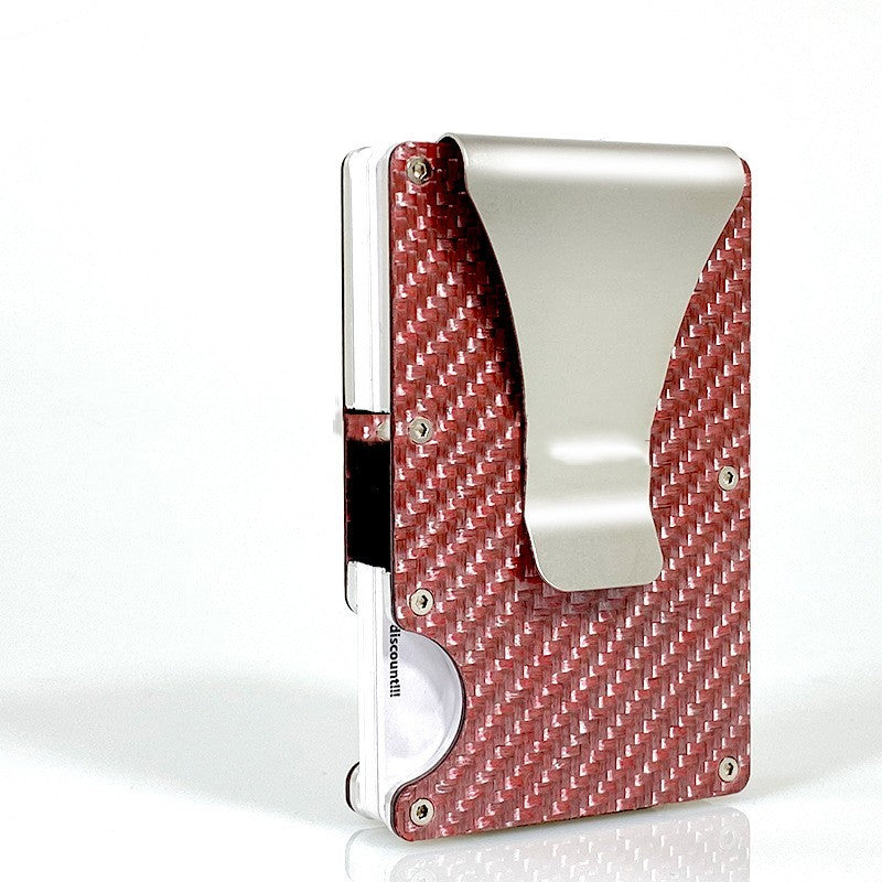 Aluminum Alloy Carbon Fiber Card Holder