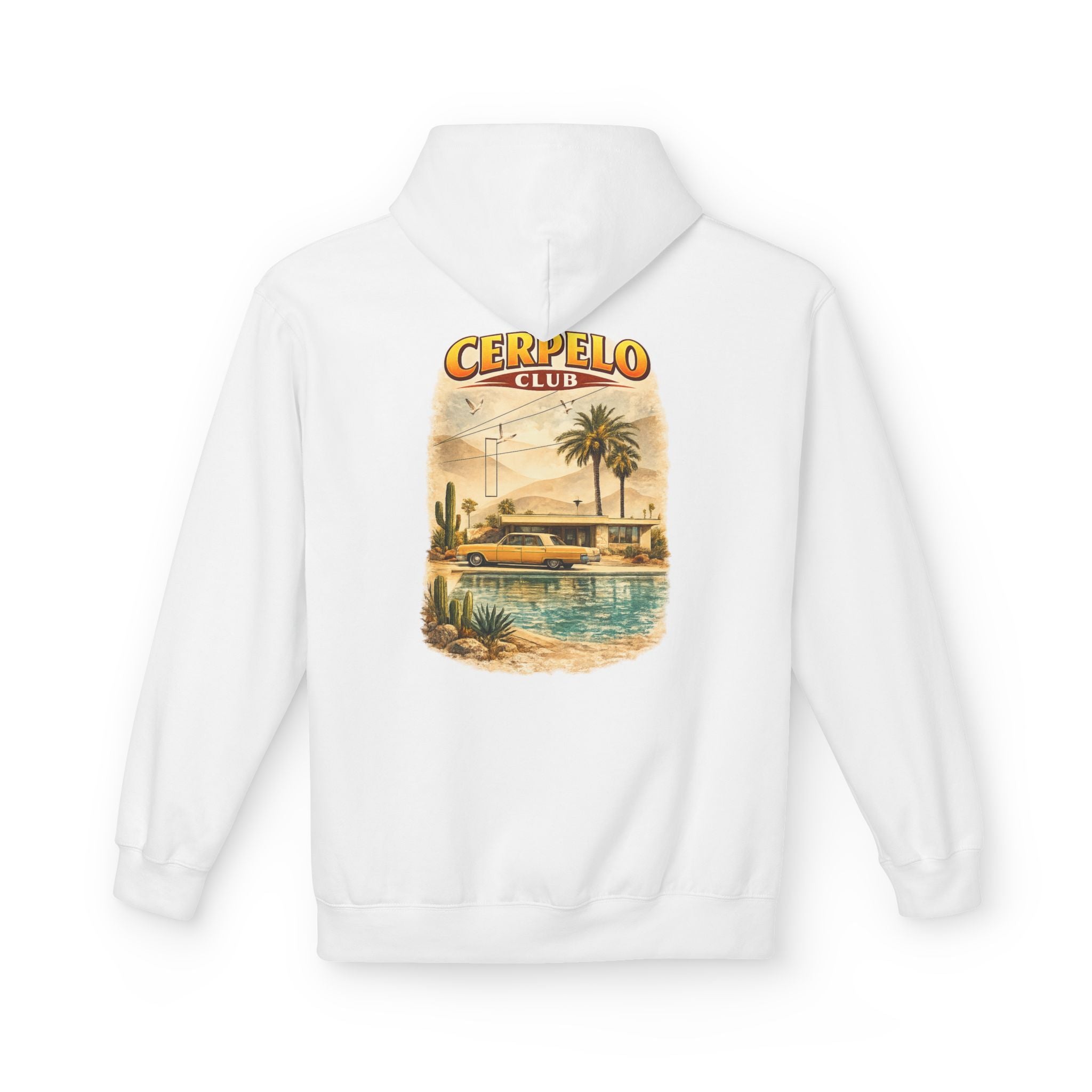 Cerpelo Club Vintage Desert  Pool Hoodie
