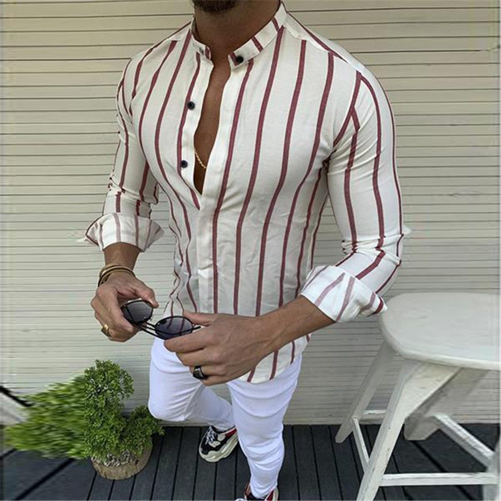 LAPEL -Cardigan long sleeve casual shirt