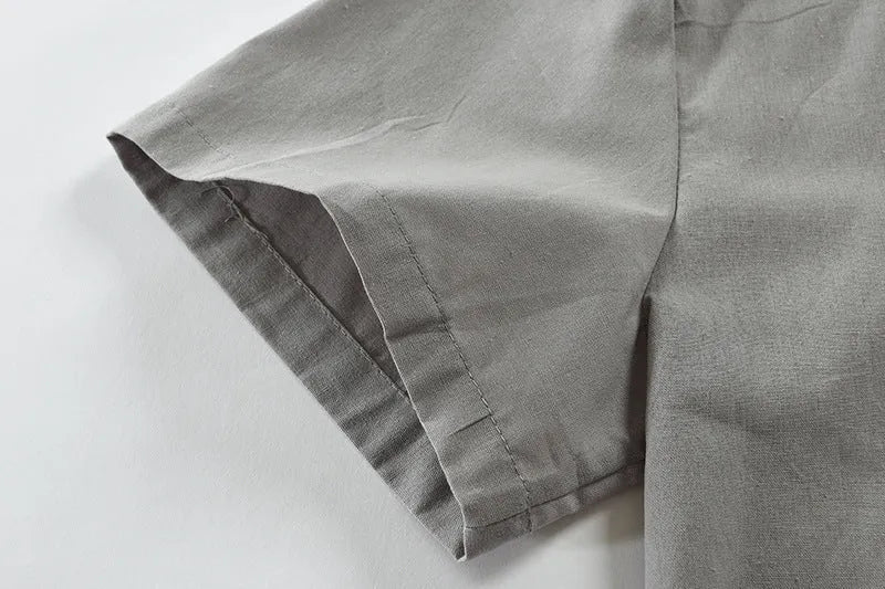 Image of CAPRI | Men's Linen Shirt Casual Short Sleeved, Menswear, Uncategorized, CERPELO