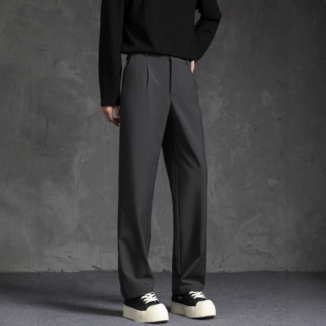 DARK LAPEL PANTS - CERPELO