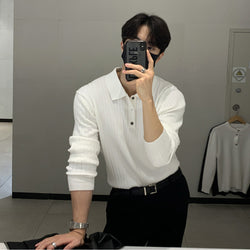 Image of Knitted Polo Shirt