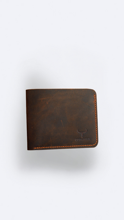 Image of Men's Retro Short Wallet - Genuine Leather | Cerpelo