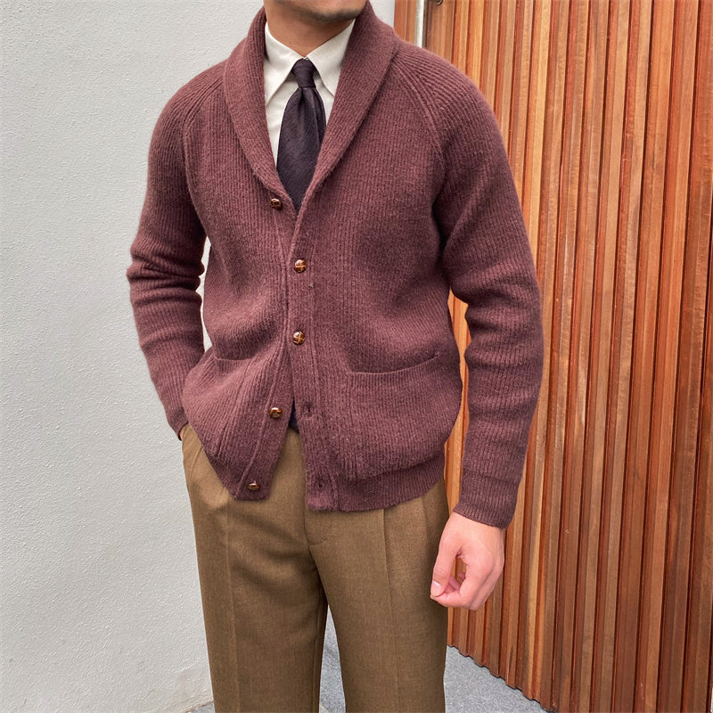 Collection of SEMIRE - Vintage Knitted Cardigan For Men, Menswear, CERPELO in a gallery layout