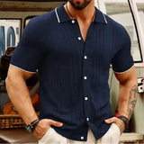 Short-sleeved Polo Old Money Men's Clothing, Menswear, CERPELO