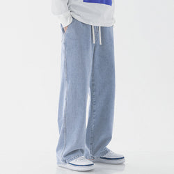 Image of Men's Casual Loose Straight Jeans