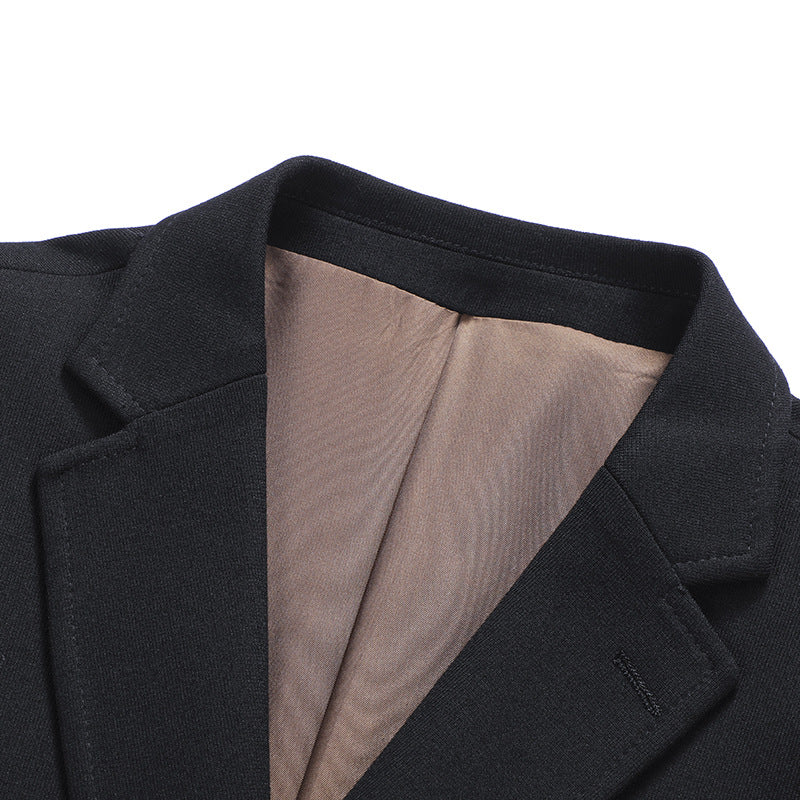 Image of KASMI FULL BLACK CASUAL SUIT CERPELO