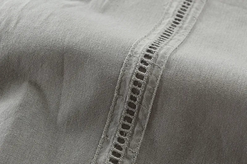 Image of CAPRI | Men's Linen Shirt Casual Short Sleeved, Menswear, Uncategorized, CERPELO