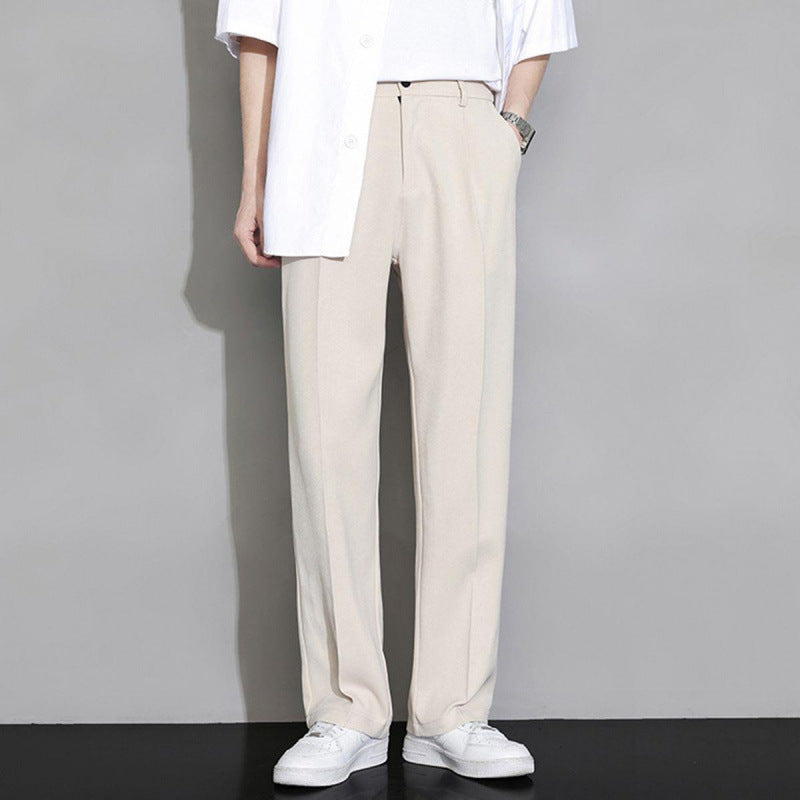 Image of KOREAN STRAIGHT LEG PANTS - CERPELO