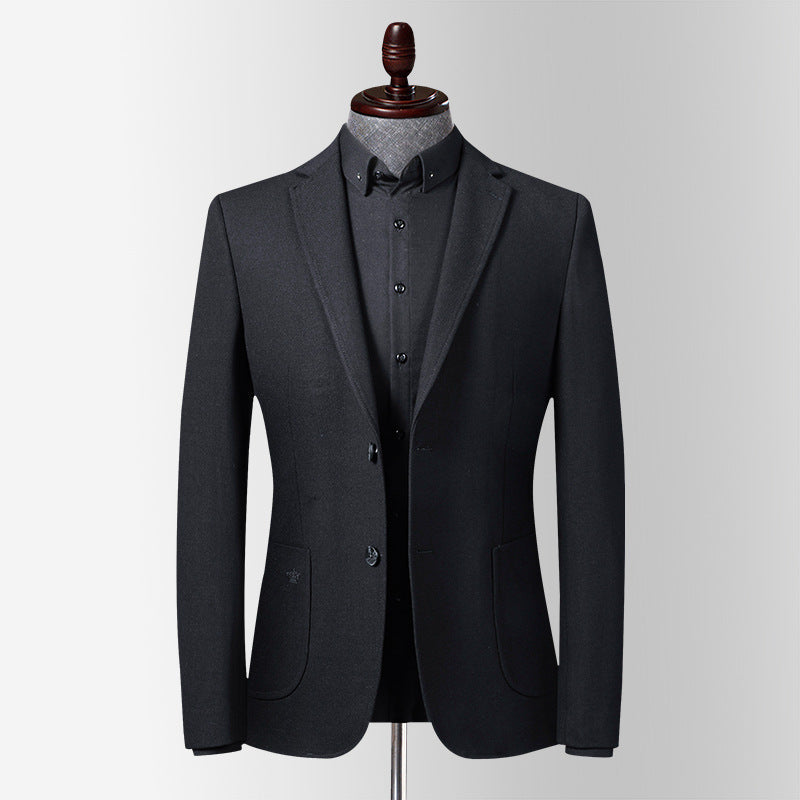 Image of KASMI FULL BLACK CASUAL SUIT CERPELO