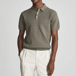 Image of Old Money Stitching POLO Short-sleeved Sweater, Menswear, CERPELO