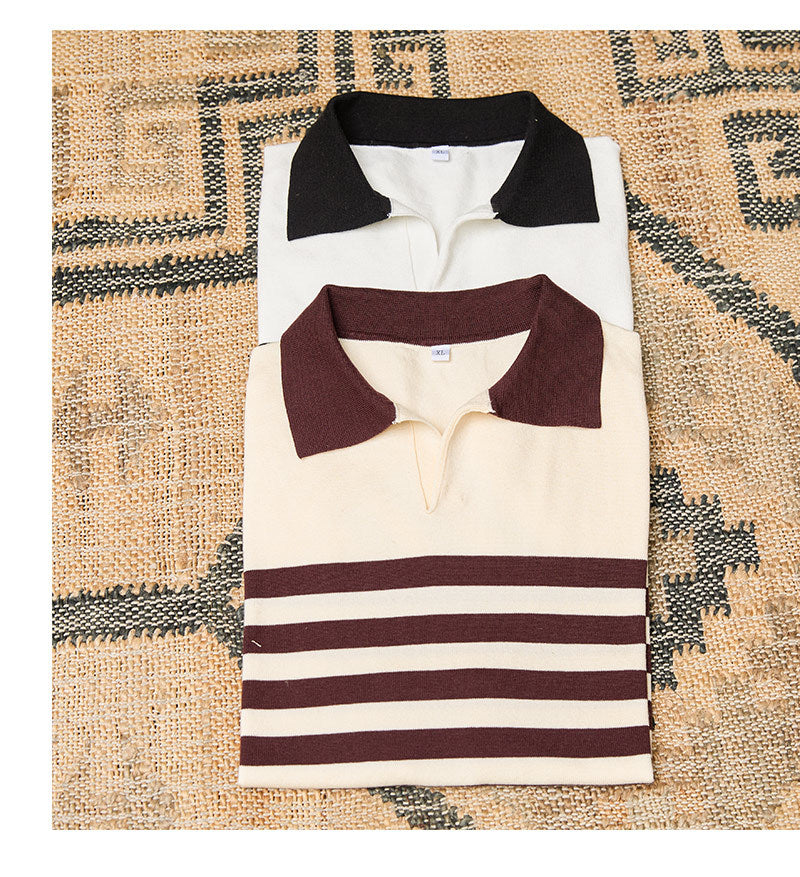 Lapel Old Money Polo Shirt, Menswear, CERPELO