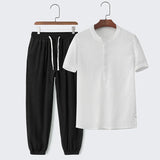 Summer Casual Sports Quick-drying Top Two-piece Set, Menswear, CERPELO