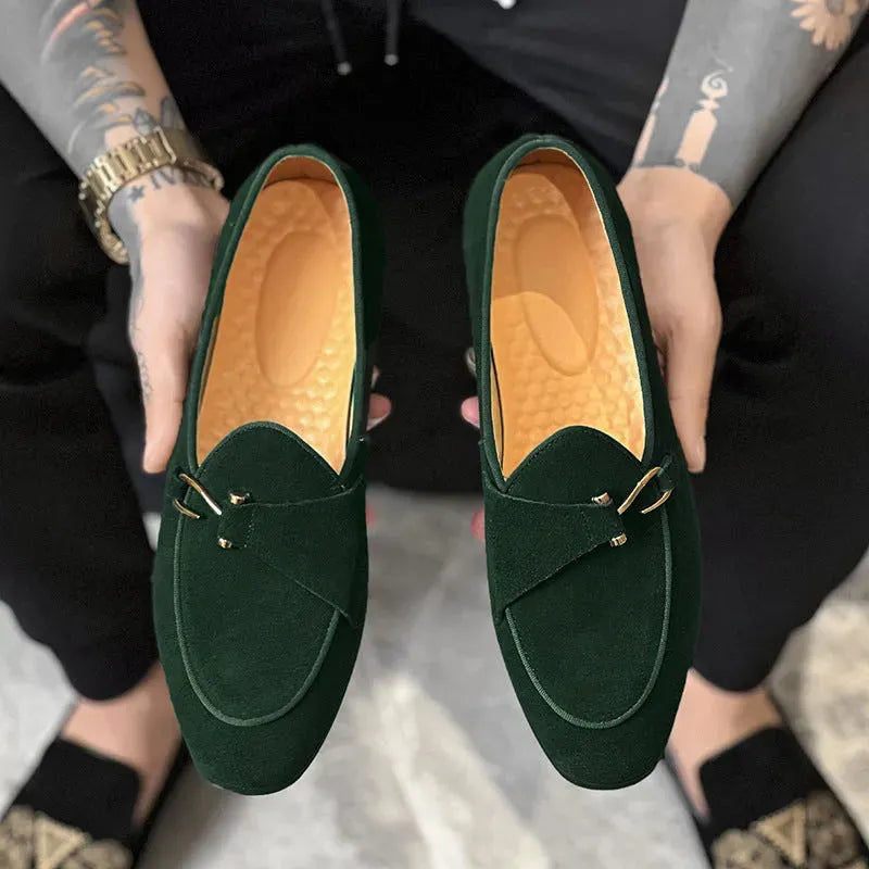 Image of LAMIRE - Men Loafers Leather Shoes - CERPELO