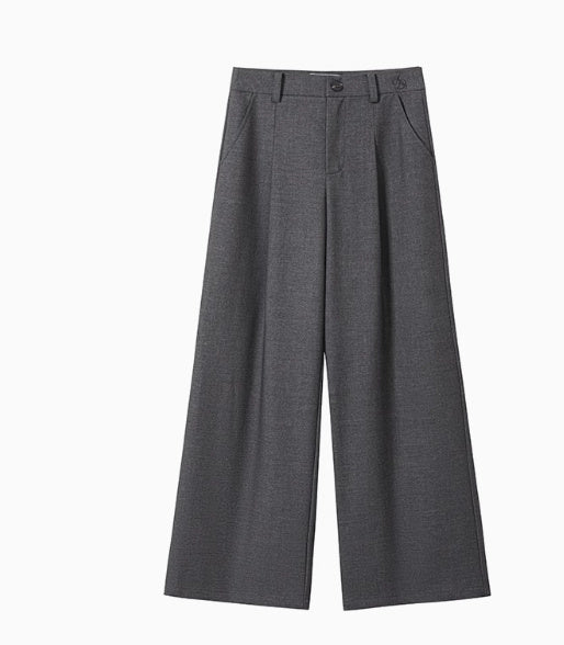 Wide-leg Suit Pants Women's Loose All-match Commute High Waist, Menswear, CERPELO