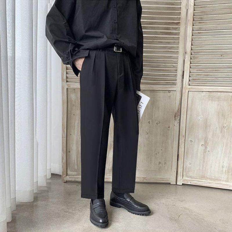 Image of KOREAN STRAIGHT LEG PANTS - CERPELO