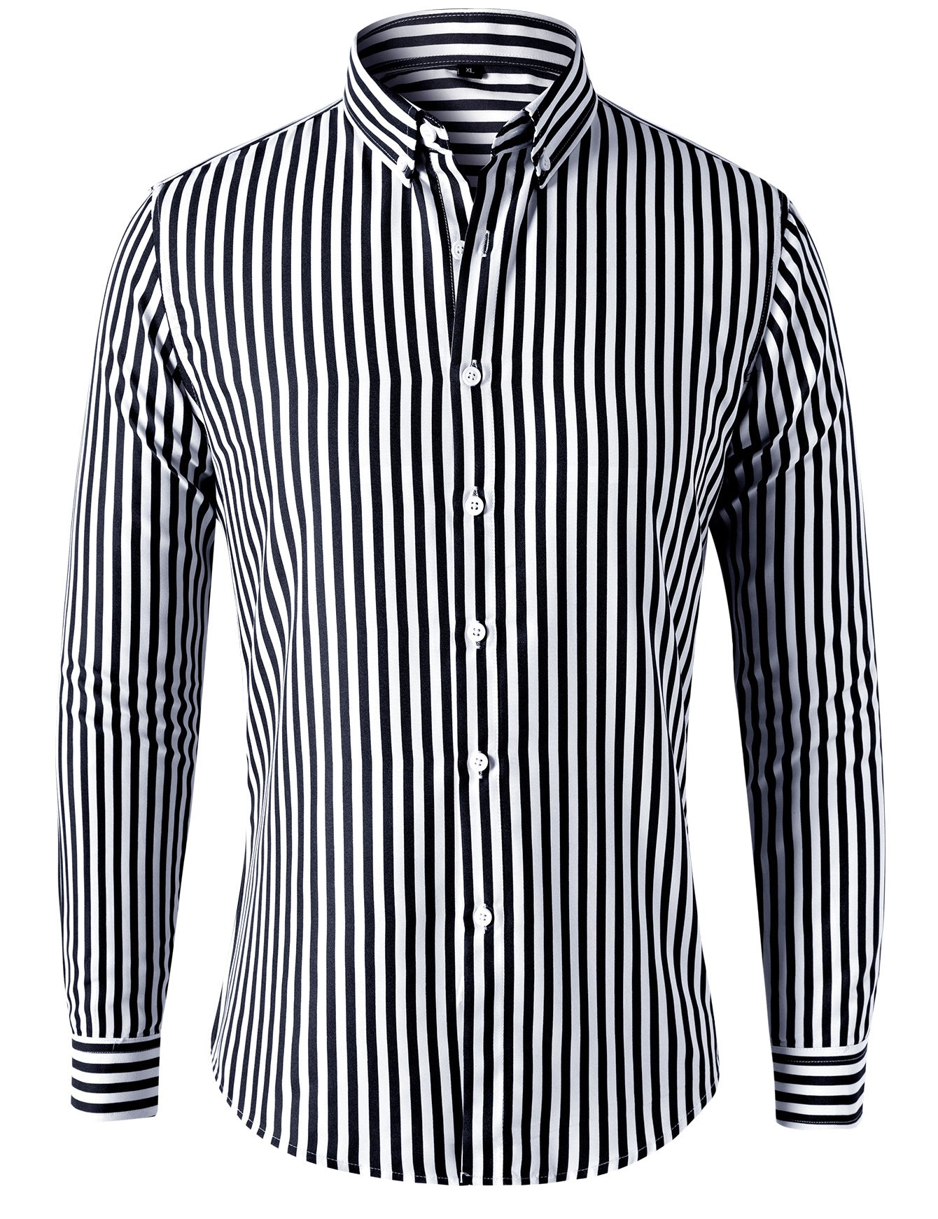 Men's Striped Long Sleeve Shirt