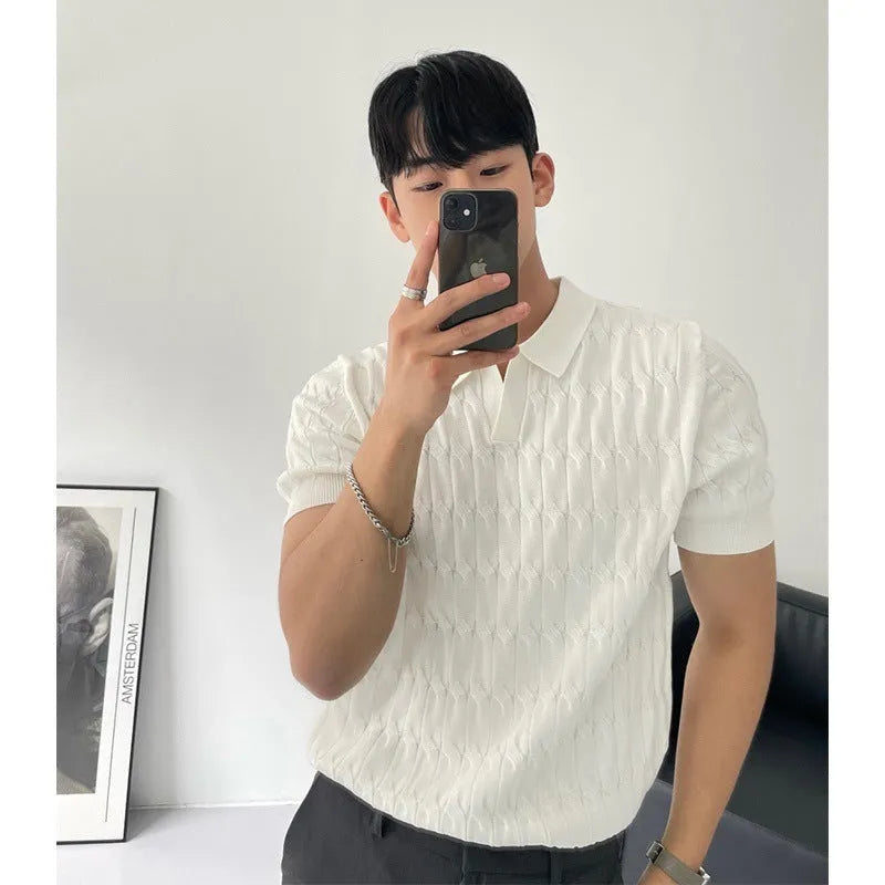 Image of Men's Old Money Polo Shirt - Slim Fit