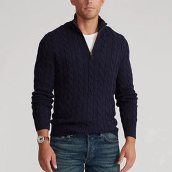 Image of TEVIKE | Old MoneyTurtleneck Sweater Men, Menswear, CERPELO