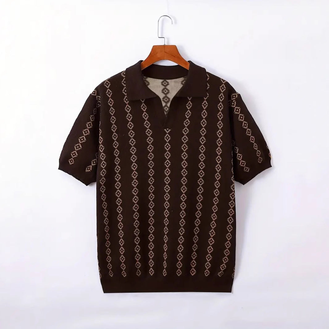 Image of Jacquard T-shirt - CERPELO