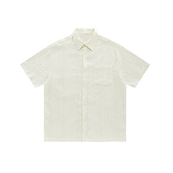 Image of Jacquard Hollow Shirt Men's Vintage Shirt, Menswear, CERPELO