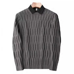 MENISH - Men's Thermal Slim Sweater, Menswear, CERPELO