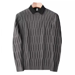 Image of MENISH - Men's Thermal Slim Sweater, Menswear, CERPELO