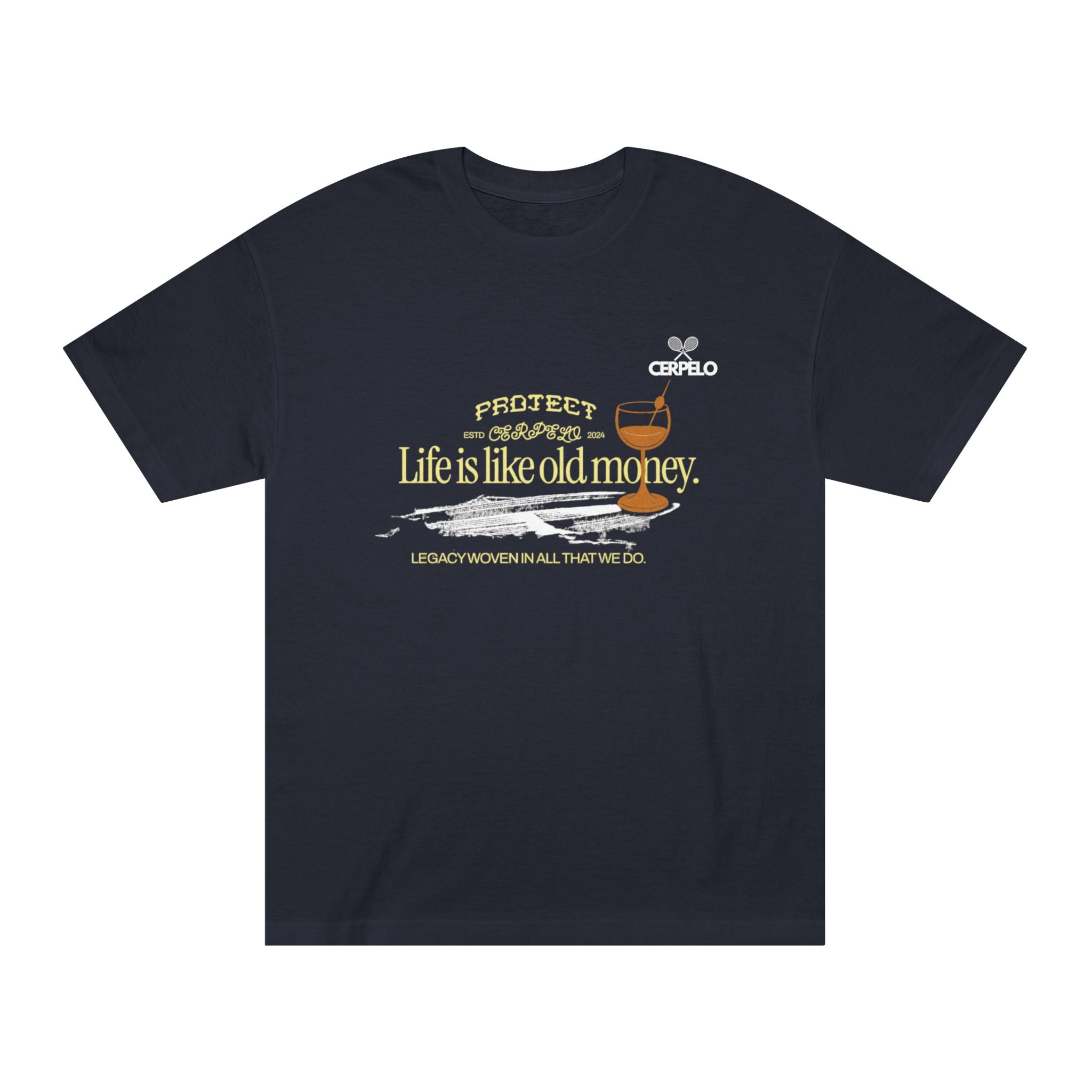 Collection of LIFE IS LIKE OLD MONEY  CERPELO -  Vintage Tee, T-Shirt, CERPELO in a gallery layout