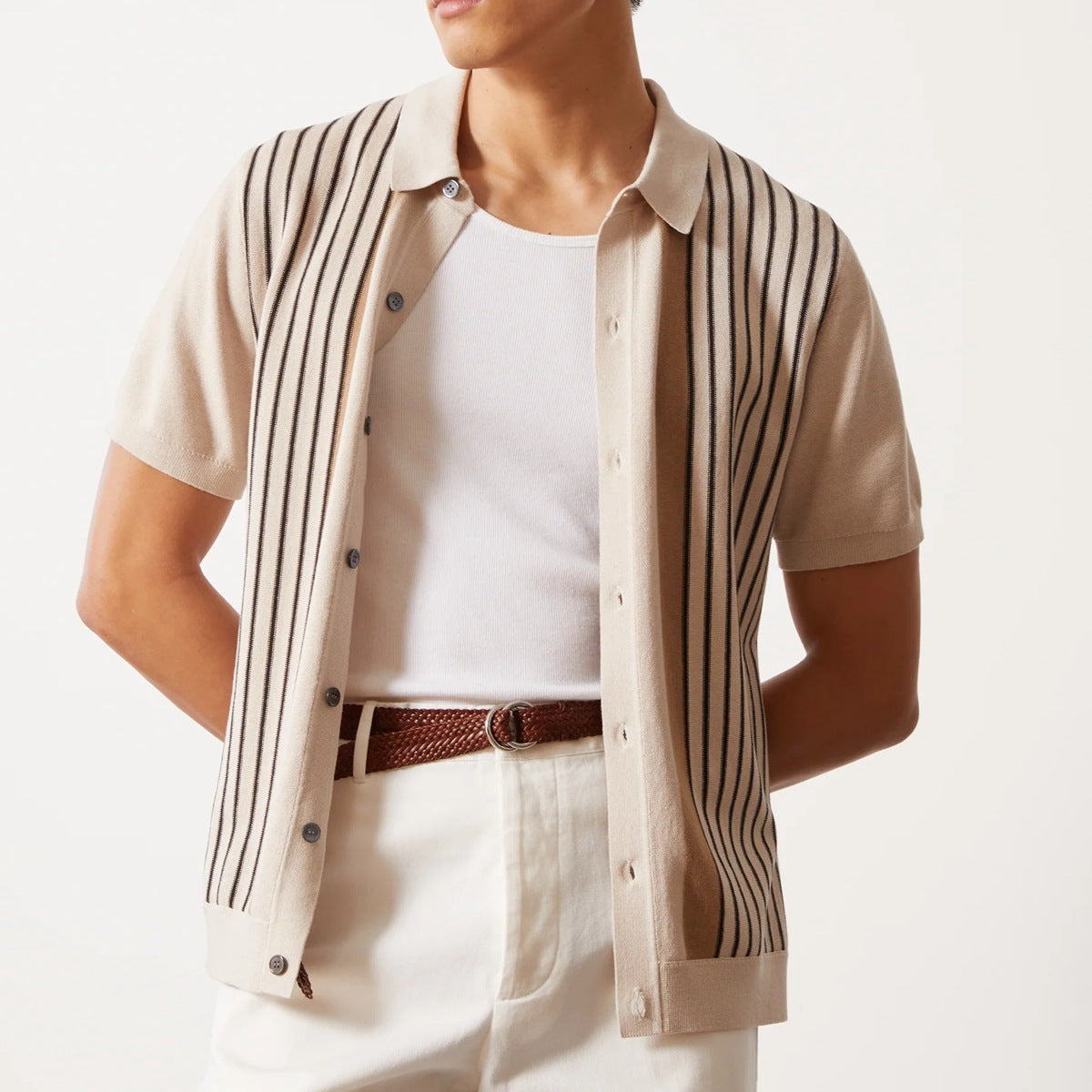 AMIRE Knitted Polo Shirt