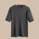 SAFIRE - Knitted Half Sleeve Top, Menswear, CERPELO