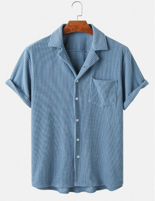 DEVILE | Old Money Loose Lapel Men's Shirt, Menswear, Uncategorized, CERPELO