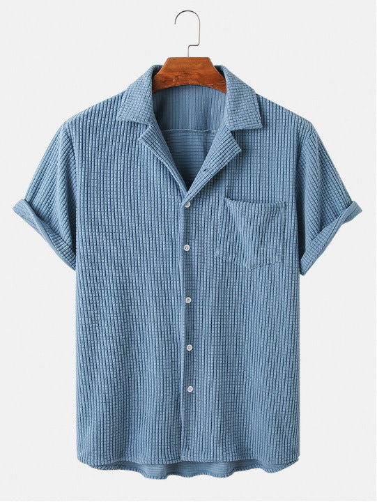 DEVILE | Old Money Loose Lapel Men's Shirt, Menswear, Uncategorized, CERPELO