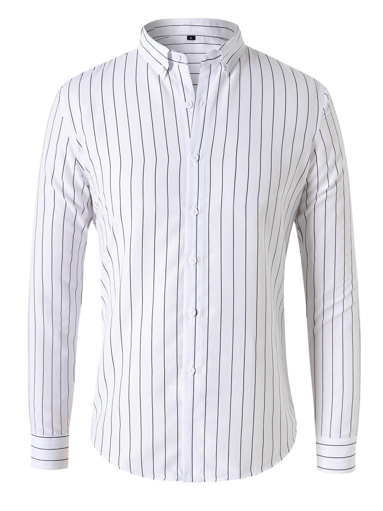 Image of Men's Striped Long Sleeve Shirt