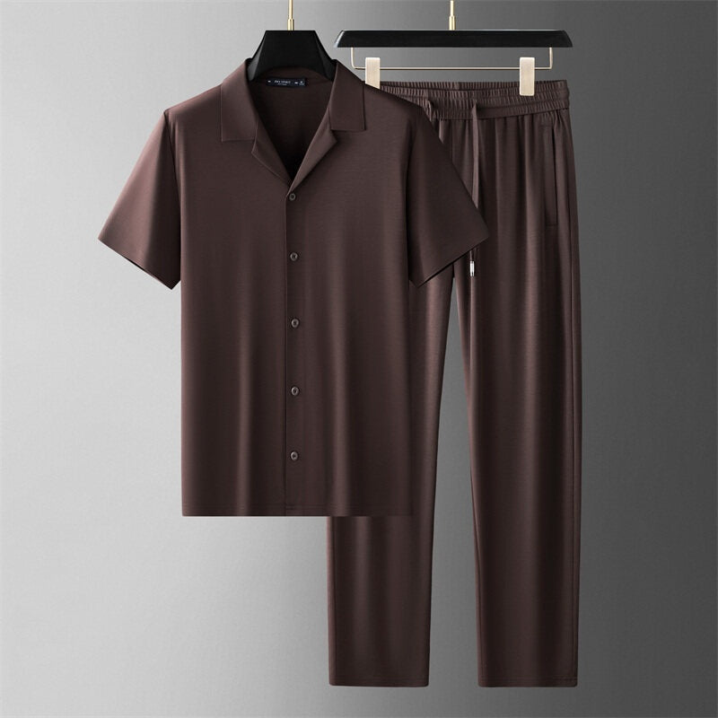 Ice Silk Casual Set