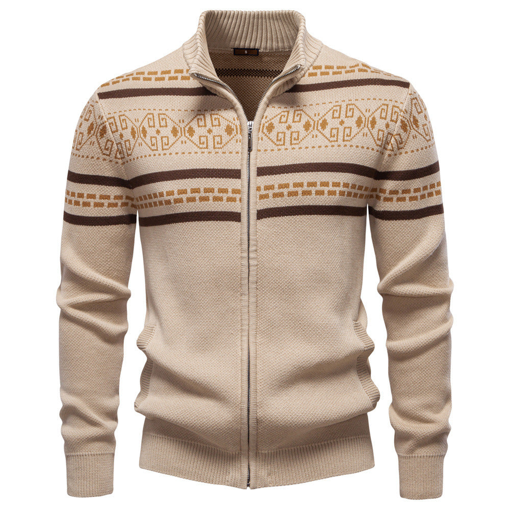 FABILE - Zipper Knitted Jacket
