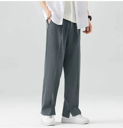 Image of Men's Ice Silk Cool Casual Draping Suit Pants, Menswear, Uncategorized, CERPELO