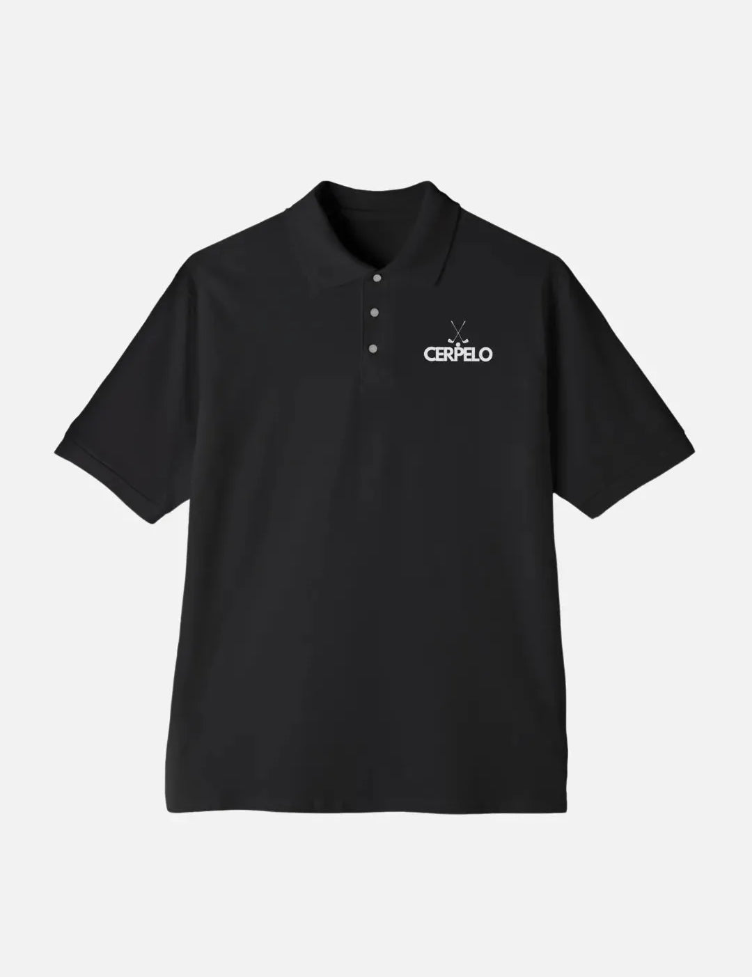 Men's piqué polo shirt