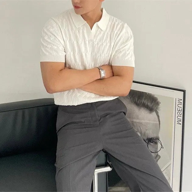 Image of Men's Old Money Polo Shirt - Slim Fit