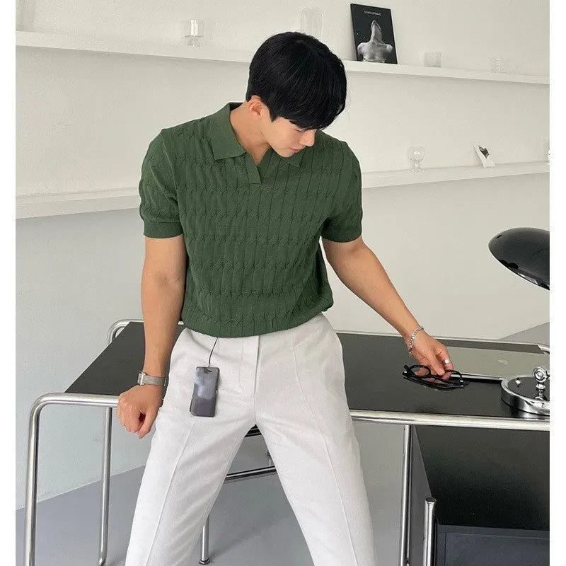 Image of Men's Old Money Polo Shirt - Slim Fit