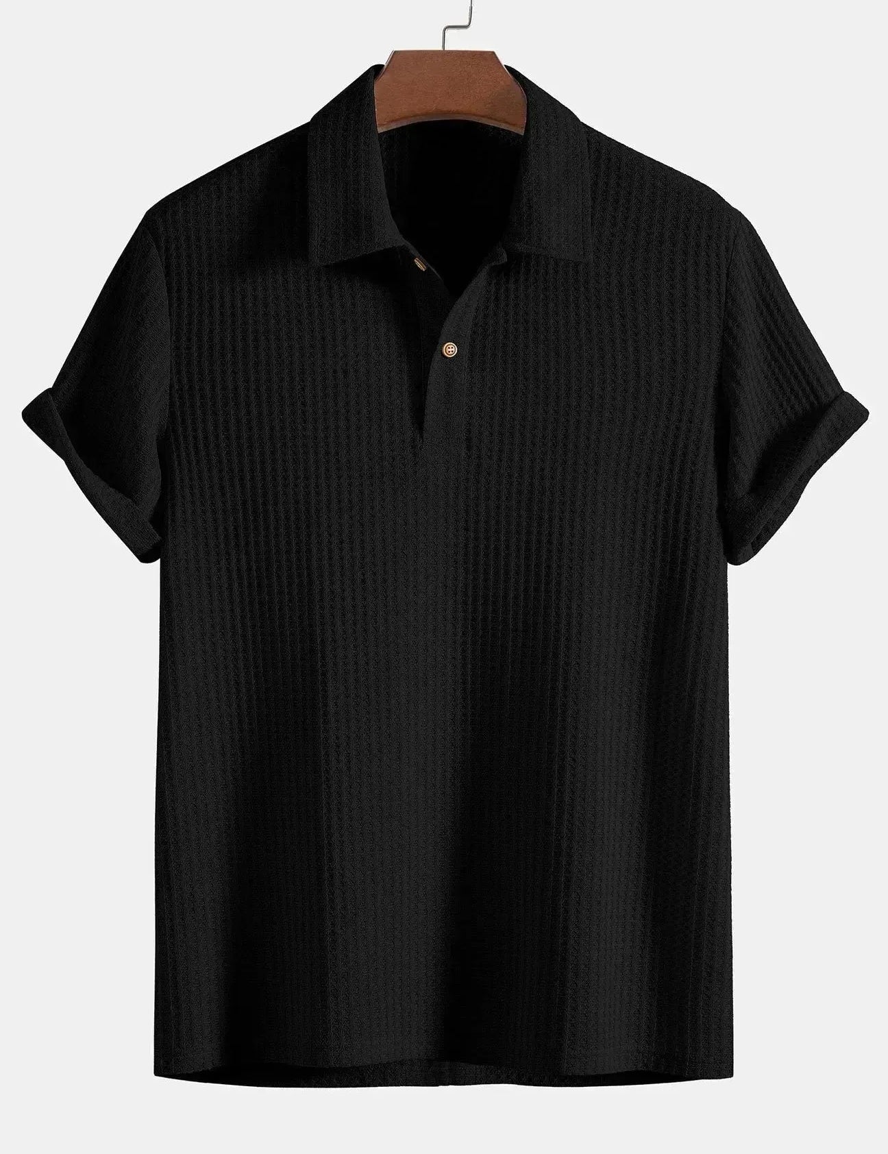 Men's Casual Loose Short Sleeves Shirt - Cerpelo