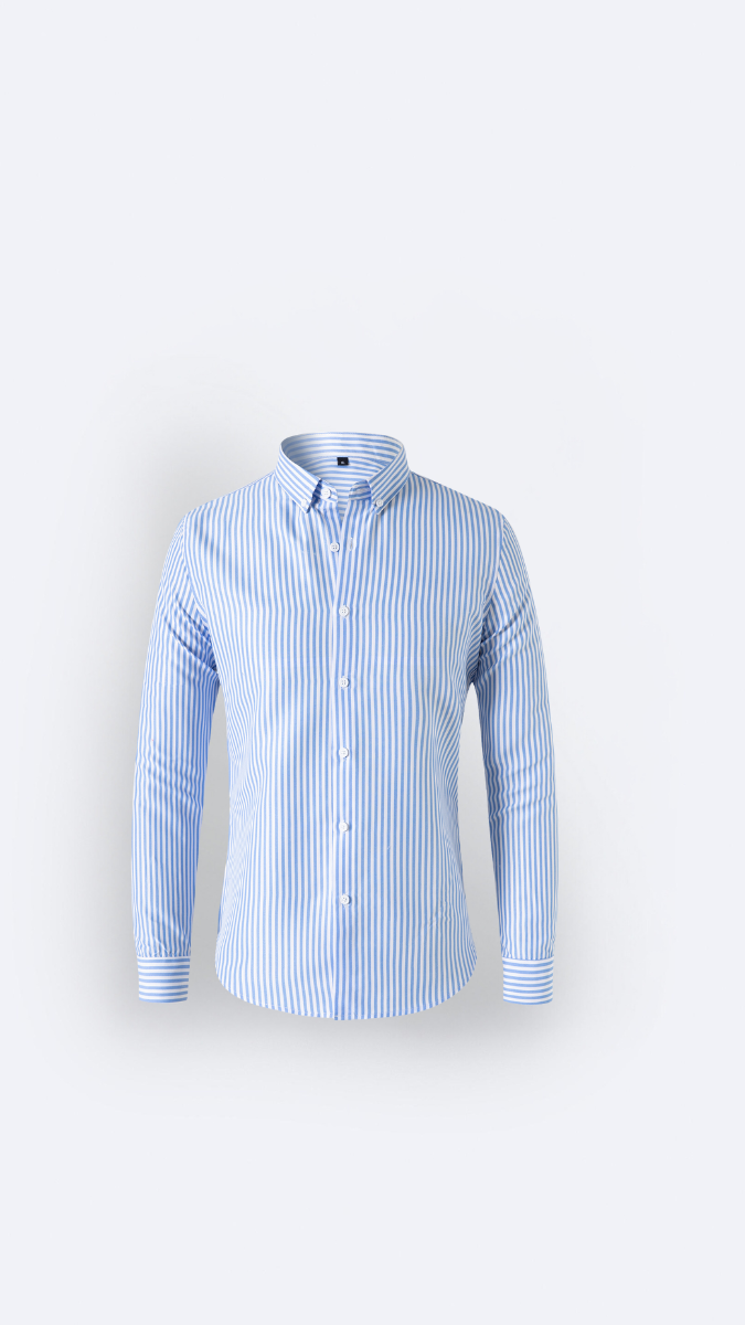 Men's Striped Long Sleeve Shirt