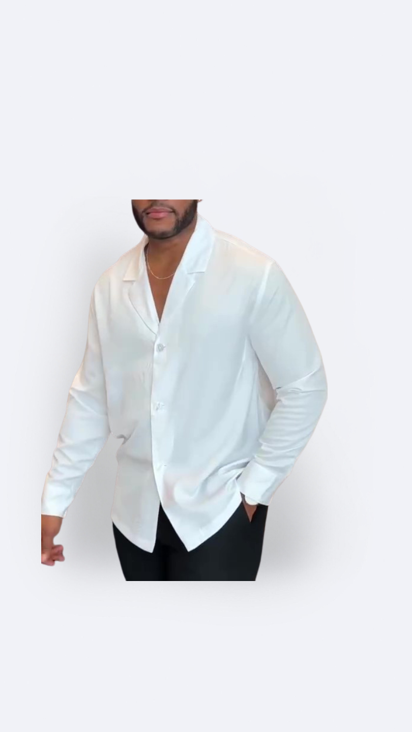 Lapel Button-down Shirt
