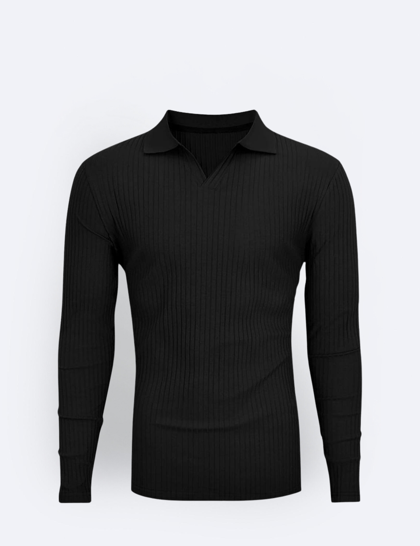 LAPEL | Old Money Slim Knit Polo Shirt - CERPELO