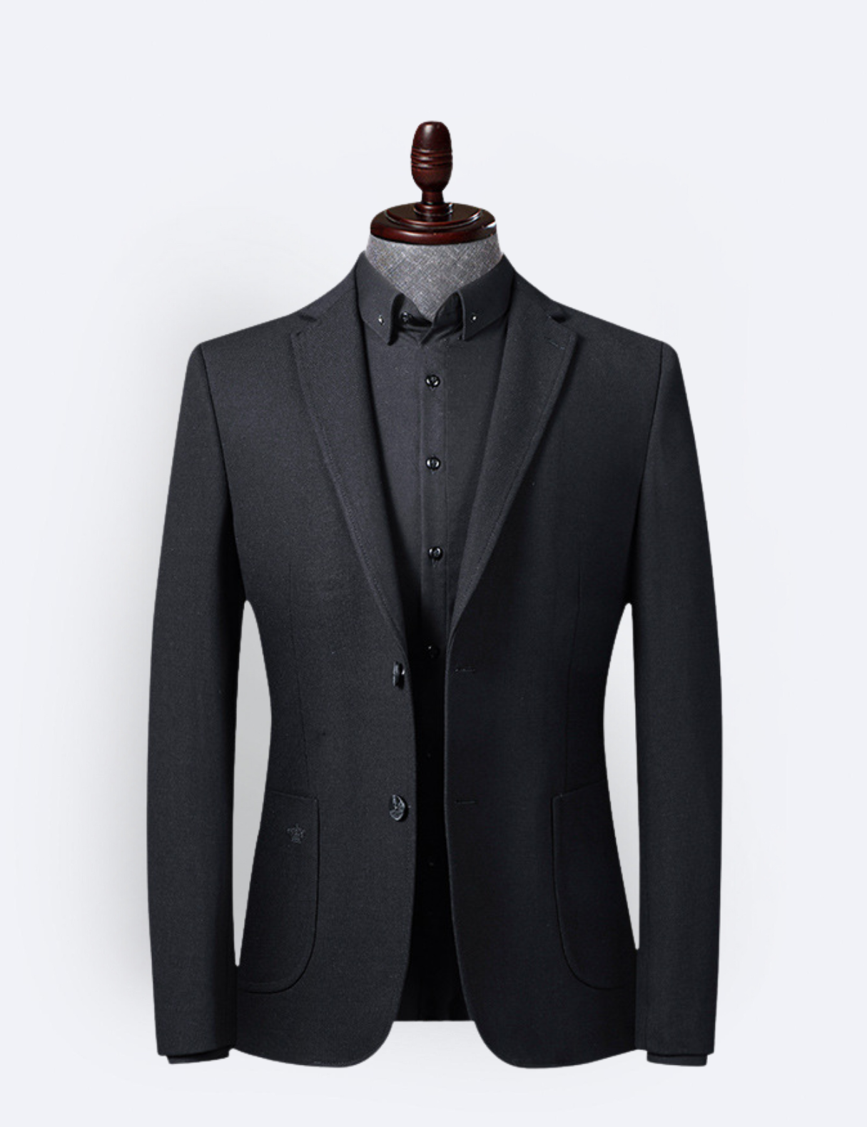 KASMI FULL BLACK CASUAL SUIT CERPELO