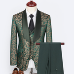 Men's Jacquard Luxury Suit CERPELO
