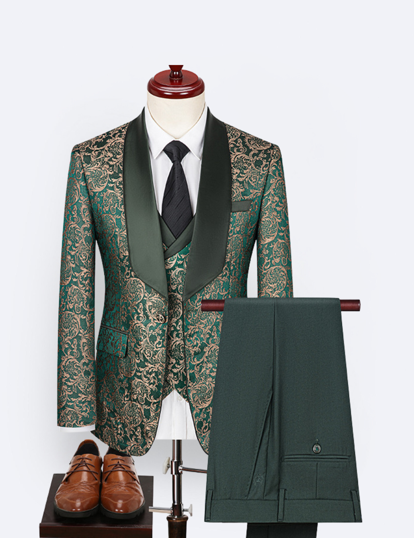Men's Jacquard Luxury Suit CERPELO