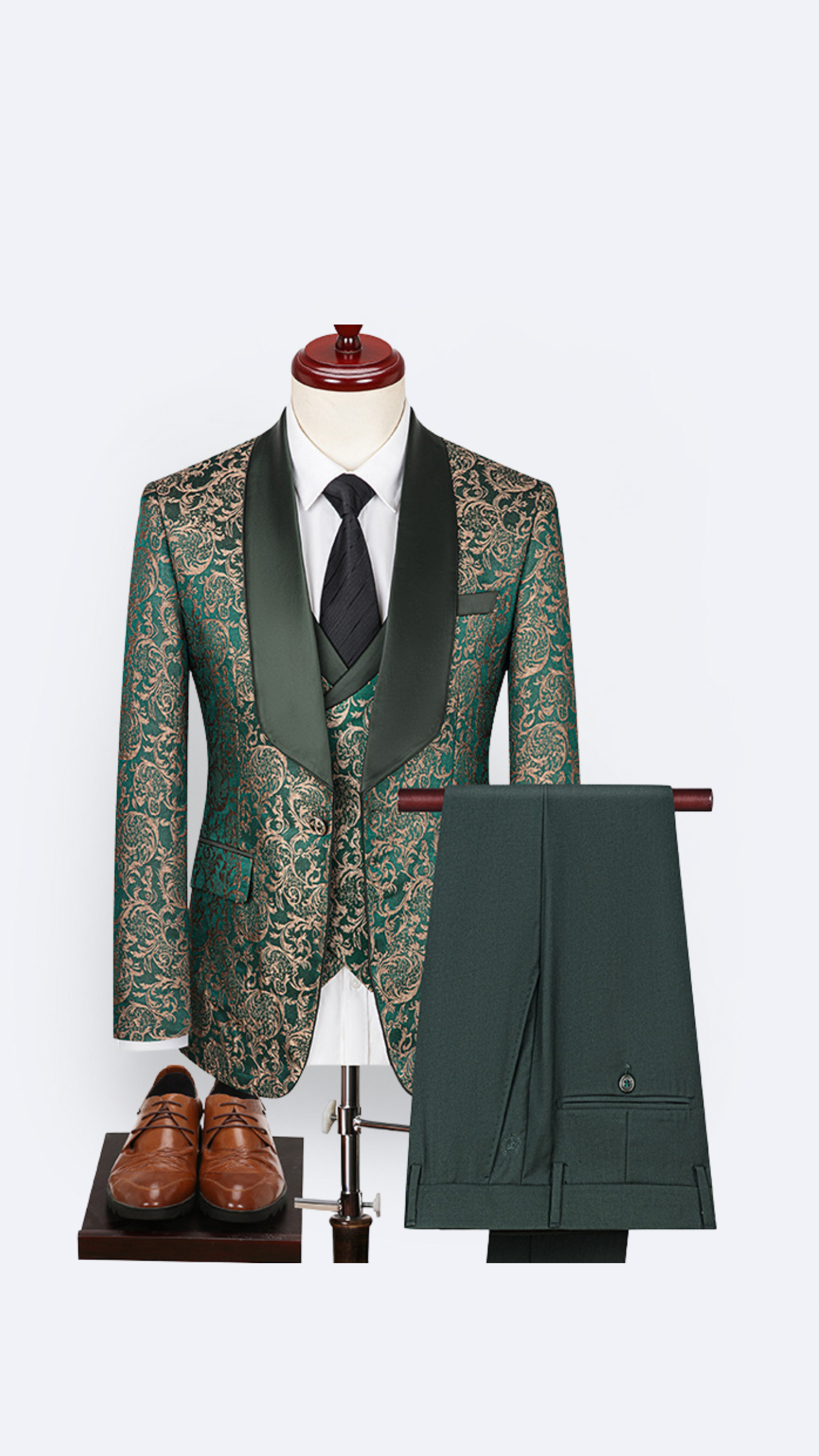 Men's Jacquard Luxury Suit CERPELO